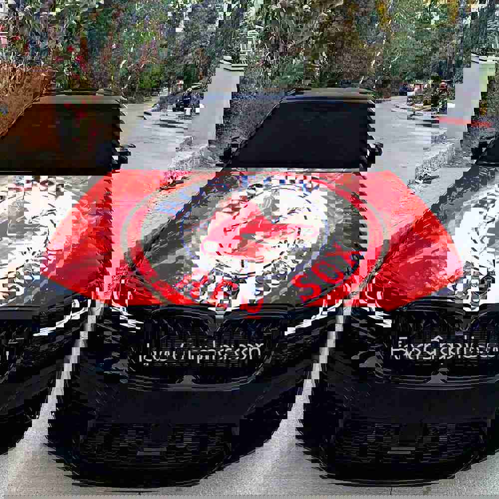 Boston Red Sox Itasha Car Vinyl Hood Wrap Decal Sticker