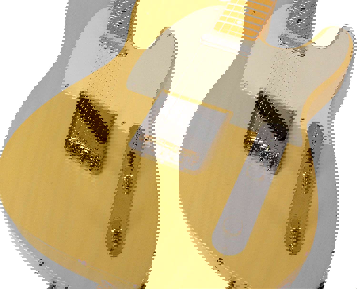 Nash T-57 Guitar, Trans Cream, Light Aging - Vintage Styled Tele Model