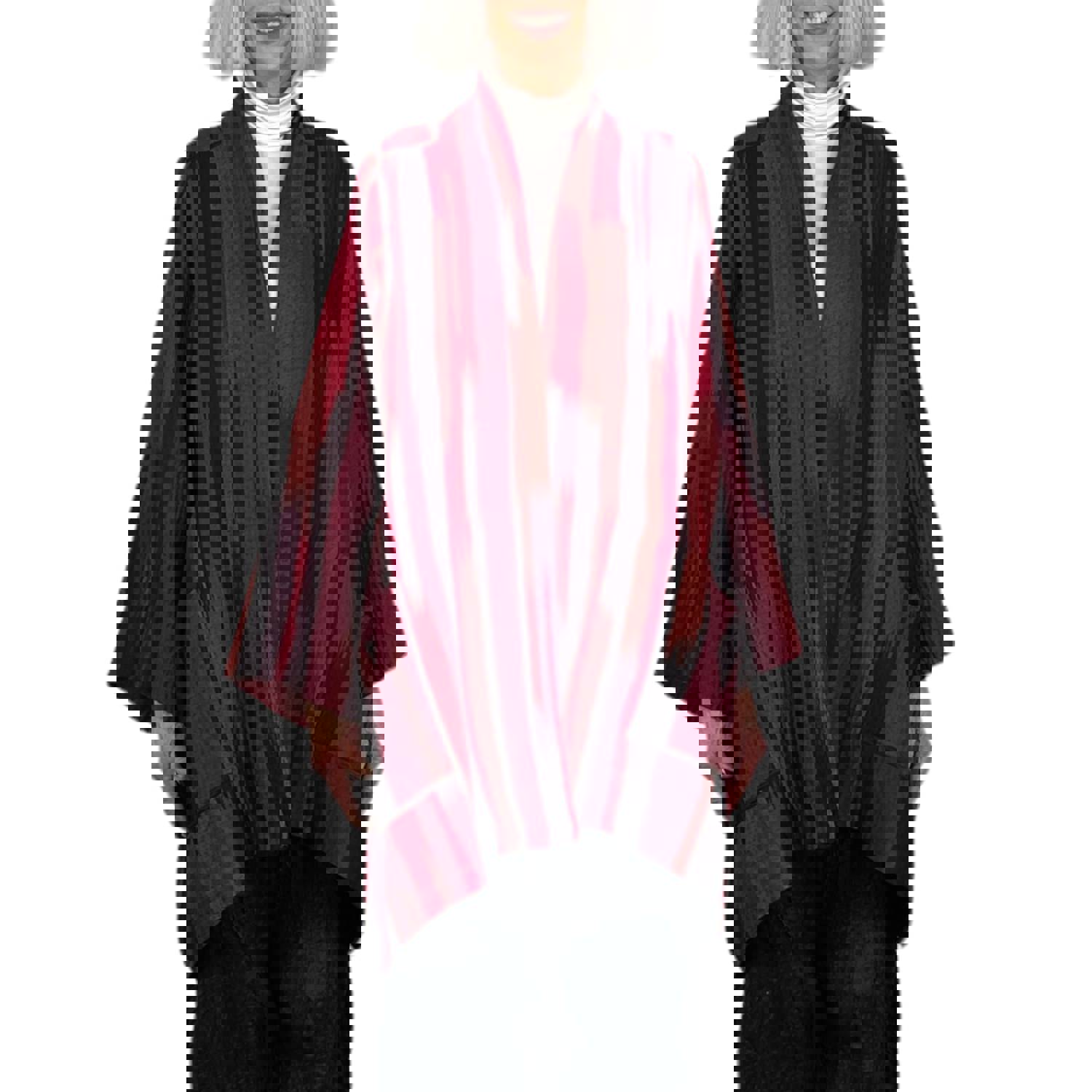 IKAT STRIPE A-LINE JACKET