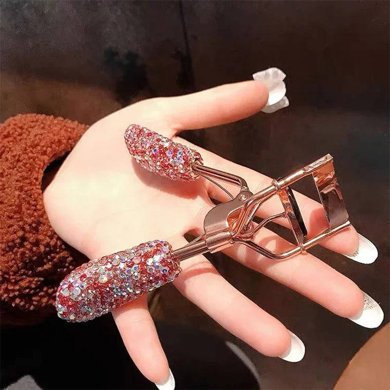 Anokhinaliza Diamond-encrusted Eyelash Curler with Sparkling Handle