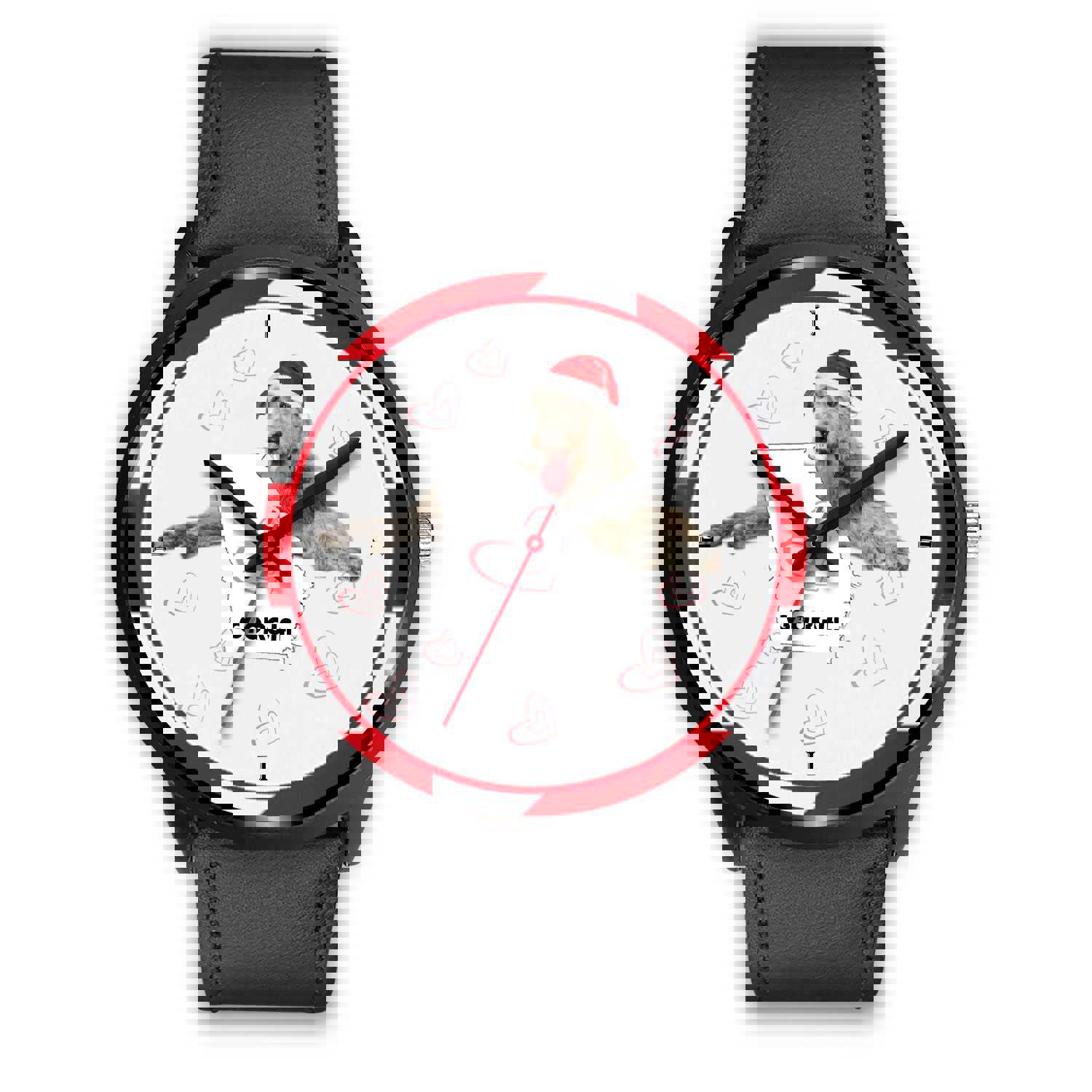 Irish Wolfhound Georgia Christmas Special Wrist Watch