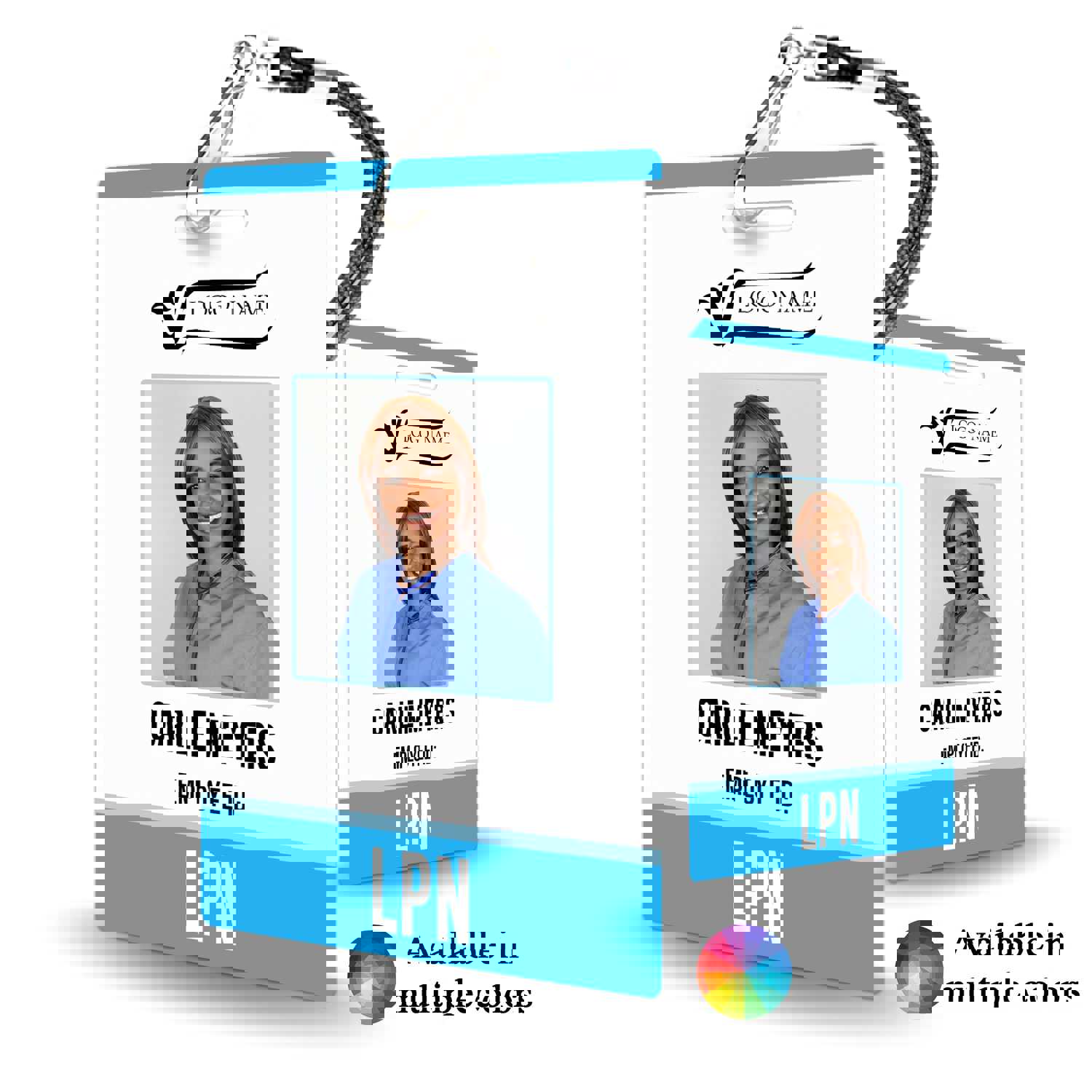 LPN Nurse Healthcare Staff ID Badge - Customizable & Durable