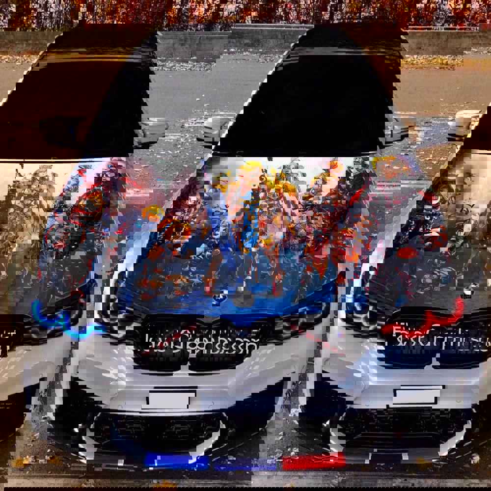 Overlord Itasha Car Vinyl Hood Wrap Decal Sticker