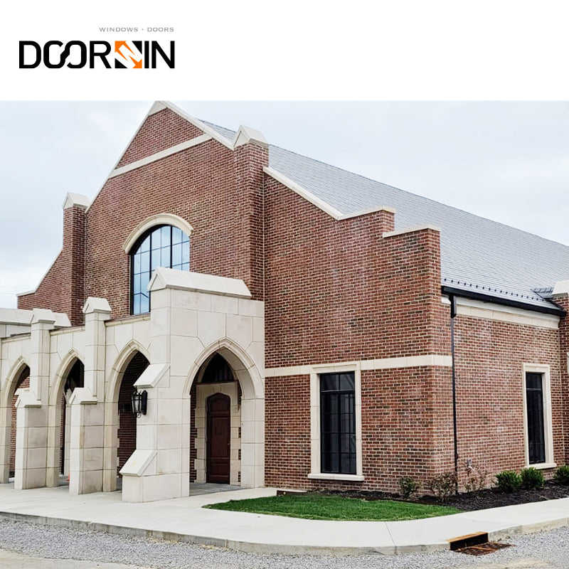 10 Year Warranty Energy Efficient USA NFRC Standard Fire Rated Aluminium Tempered Glass Fixed Corner Window