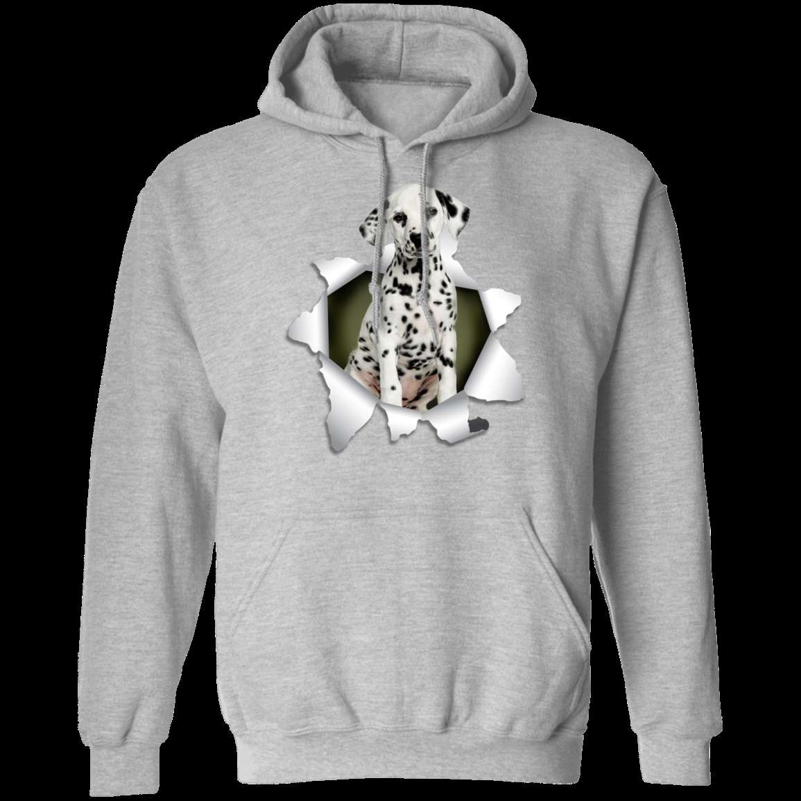 DALMATIAN 3D Pullover Hoodie - 8 oz Unisex Hoodie with Digital Print