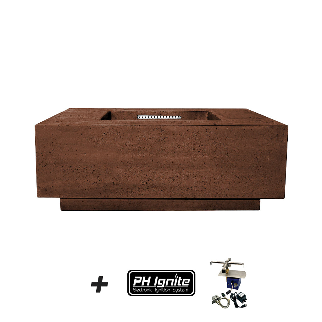 Tavola 3 Fire Table - Outdoor Gas Fire Pit with Lava Rocks