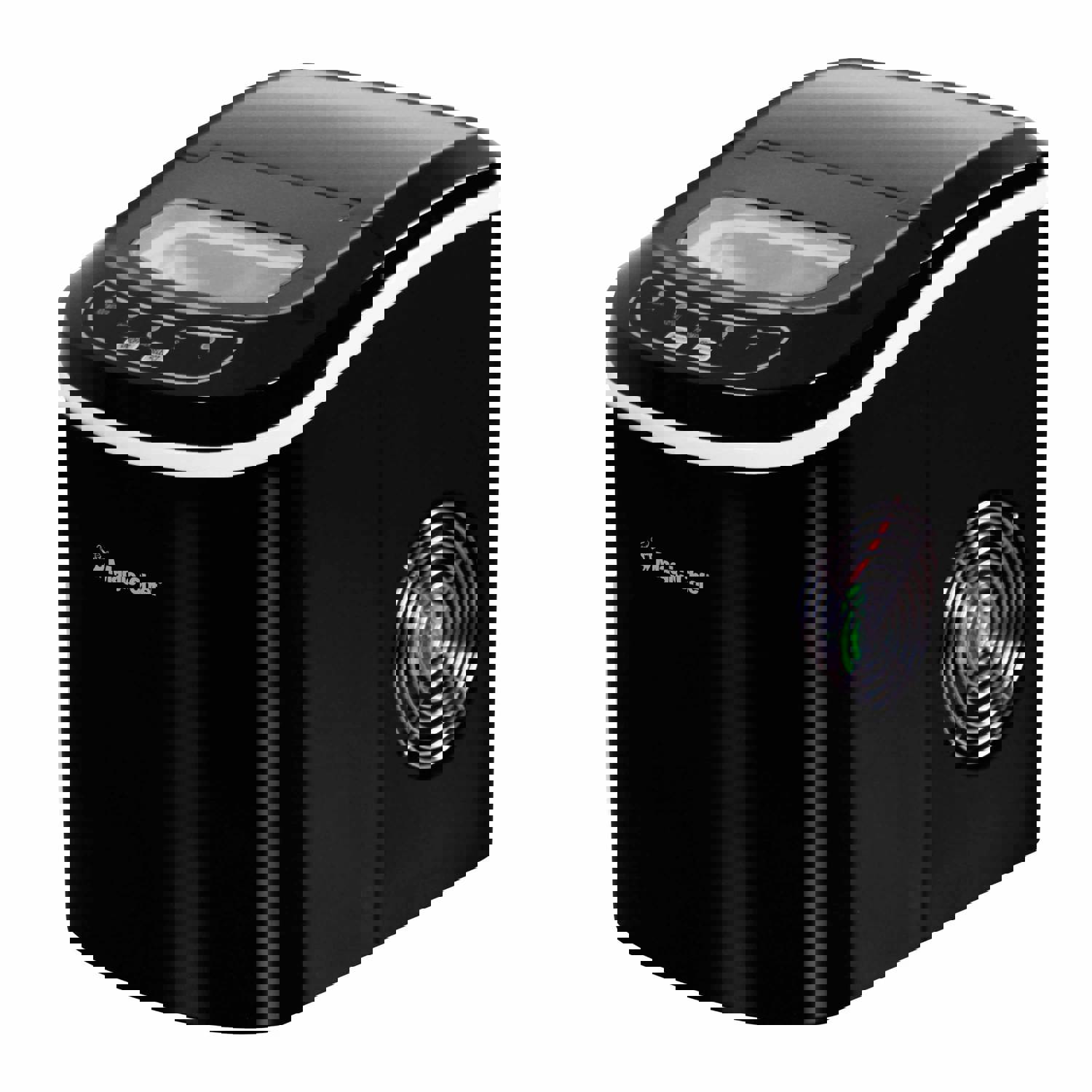 Magic Chef 27 lbs. Portable Ice Maker in Black MCIM22B