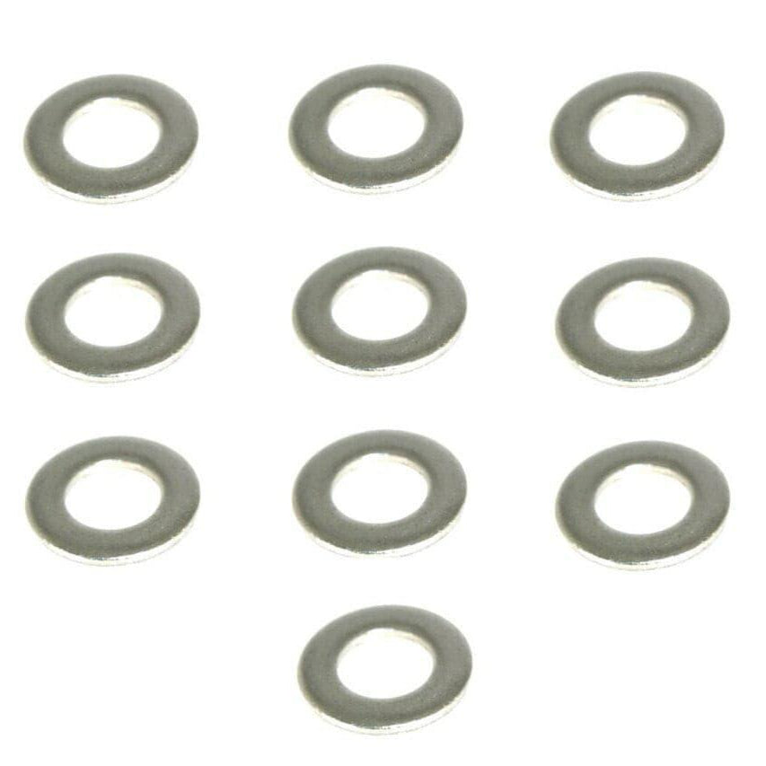 ZSPEC M6 Flat Washers, SUS304 Stainless Steel, 10-Pack