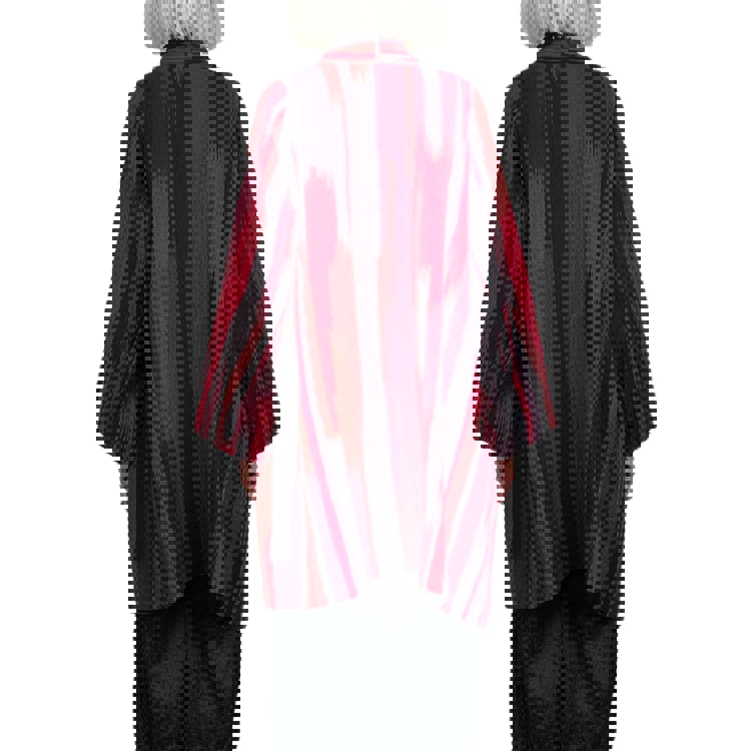 IKAT STRIPE A-LINE JACKET