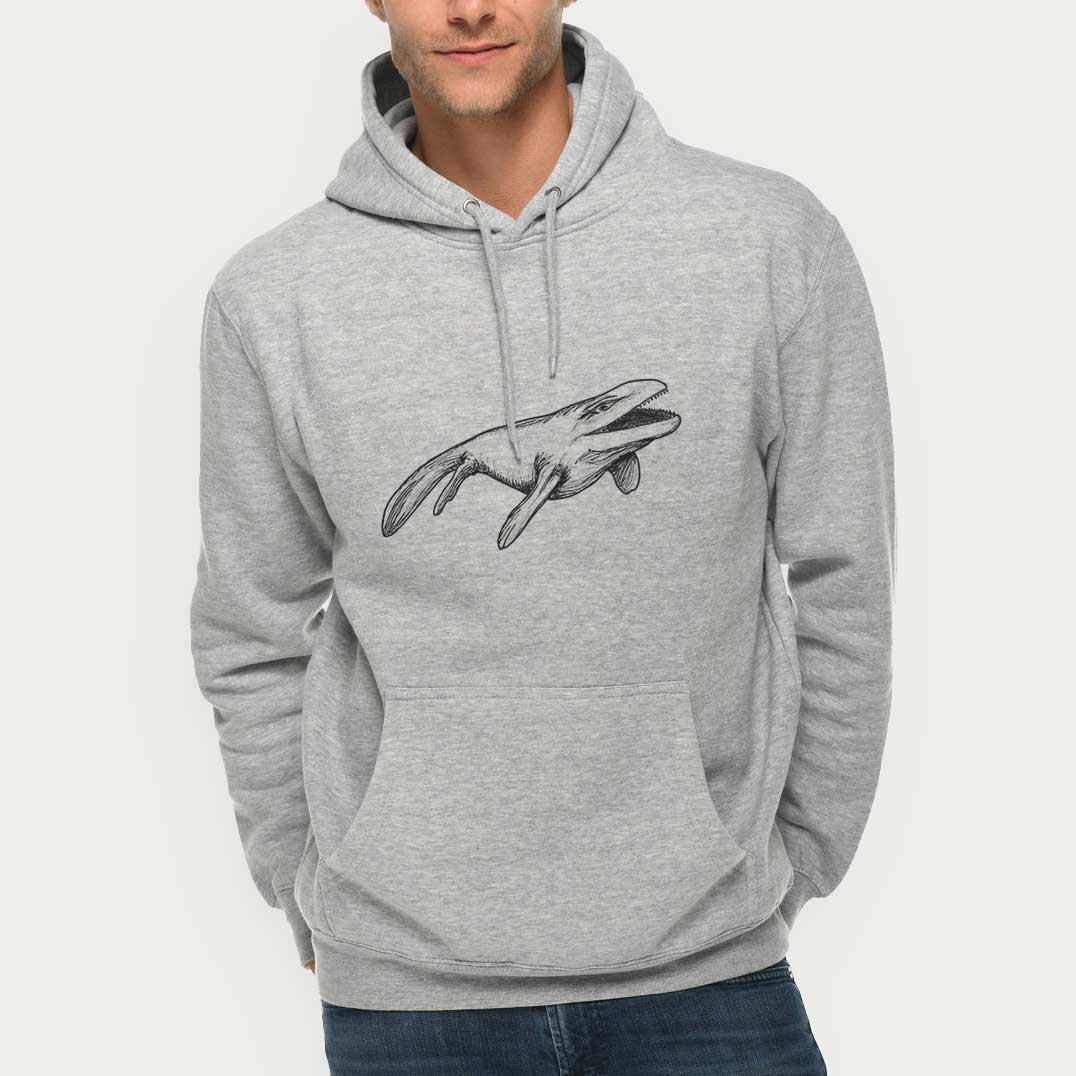 Mosasaur - Mosasaurus Hoffmani - Mid-Weight Unisex Premium Blend Hoodie