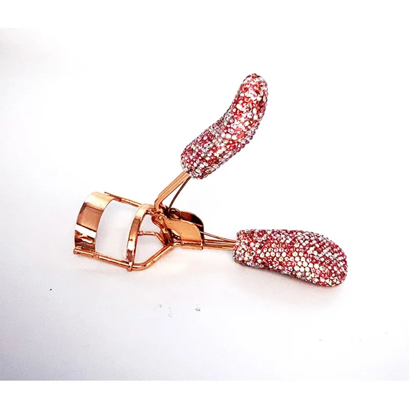 Anokhinaliza Diamond-encrusted Eyelash Curler with Sparkling Handle