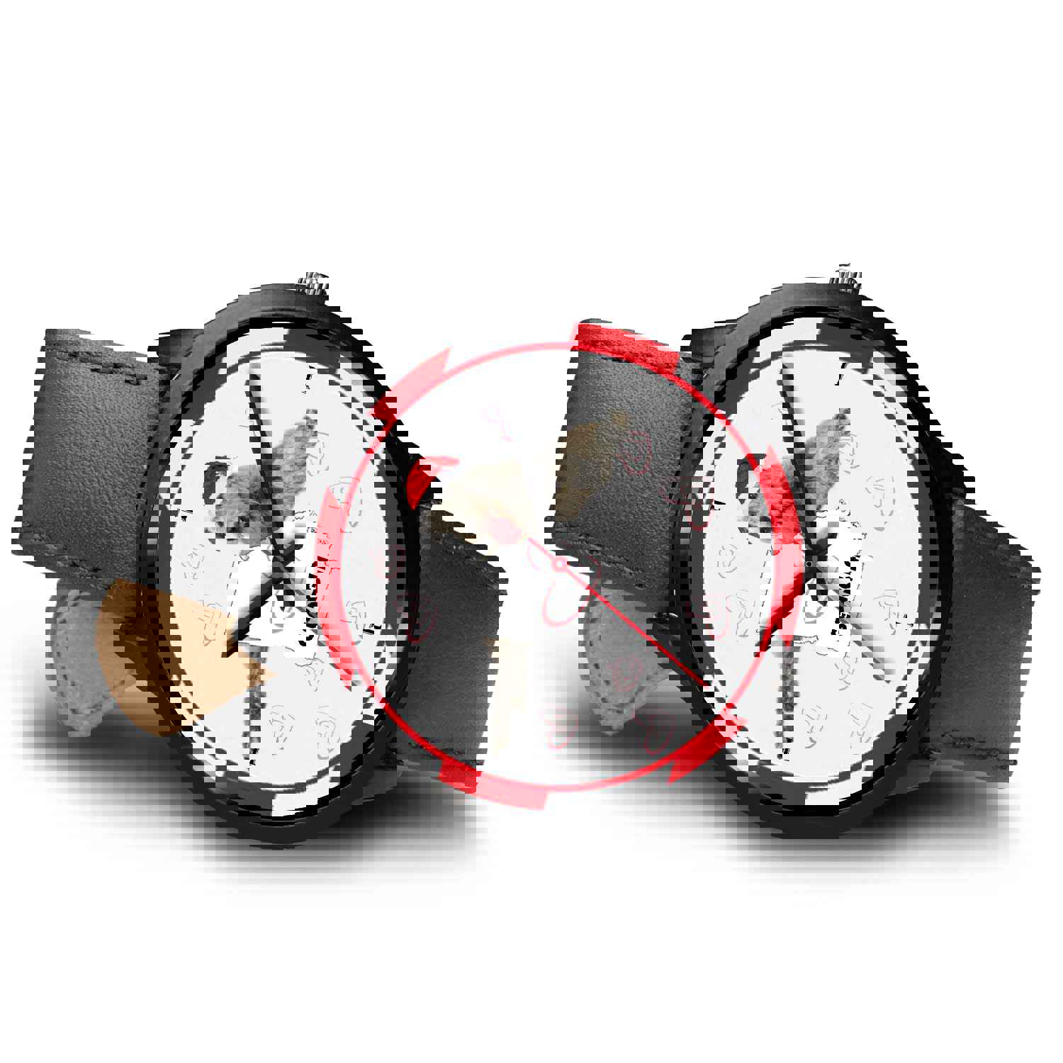 Irish Wolfhound Georgia Christmas Special Wrist Watch