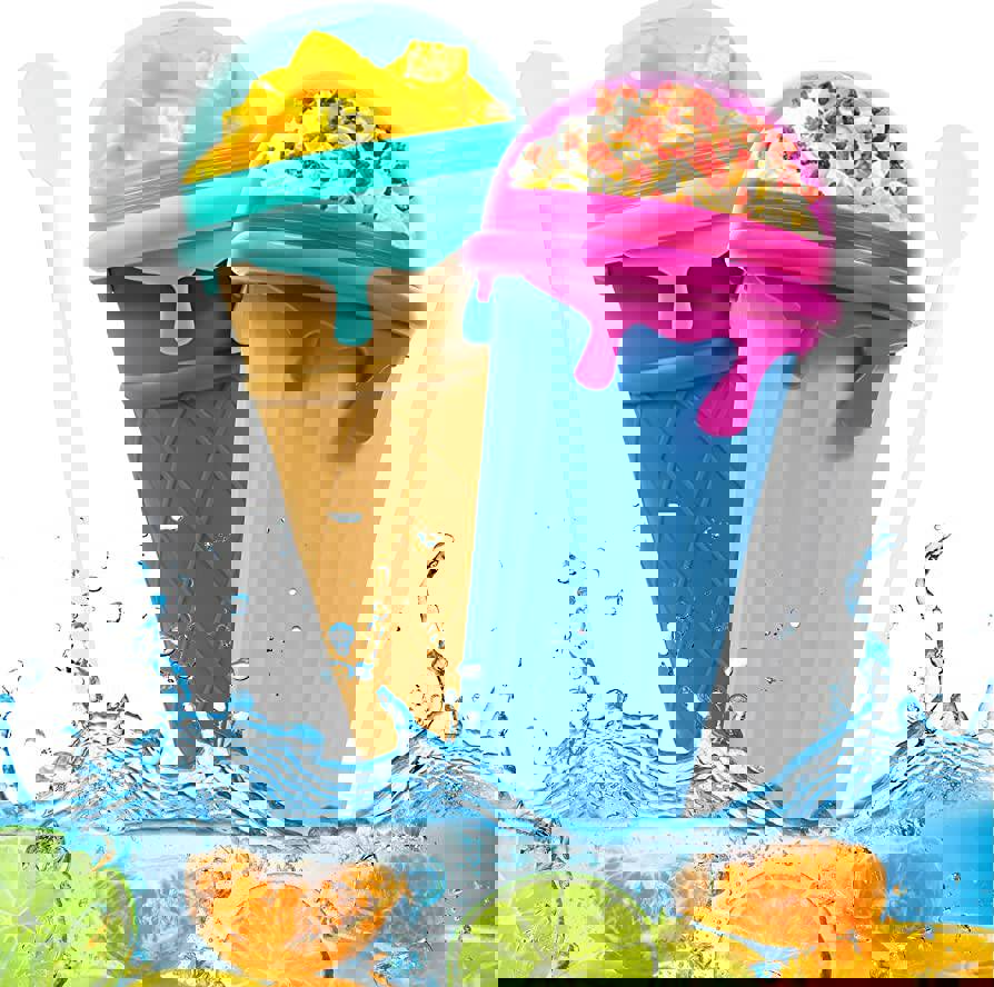 500ml Large Capacity Slushy Cup - Quick-Frozen Smoothie Maker for Summer Drinks