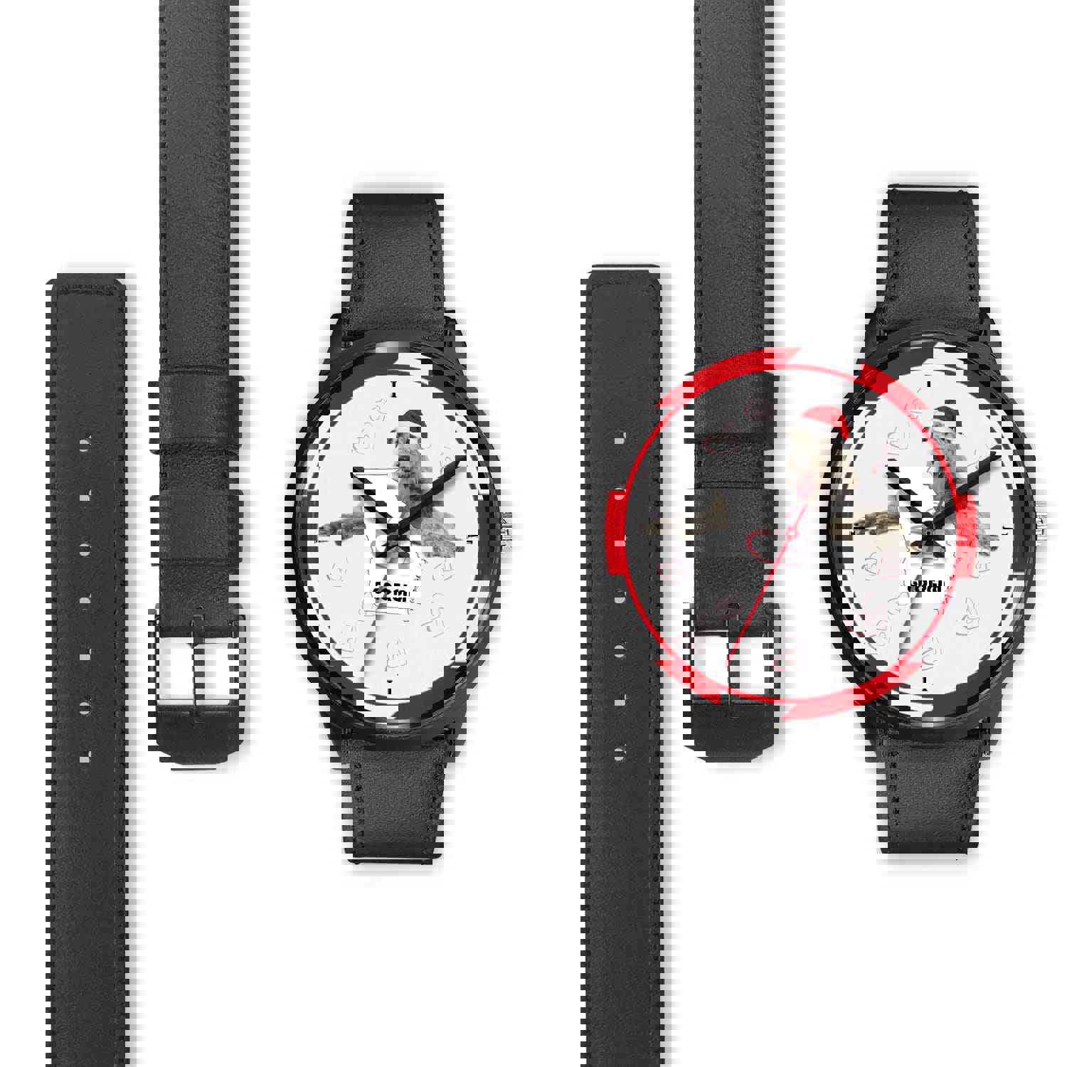 Irish Wolfhound Georgia Christmas Special Wrist Watch