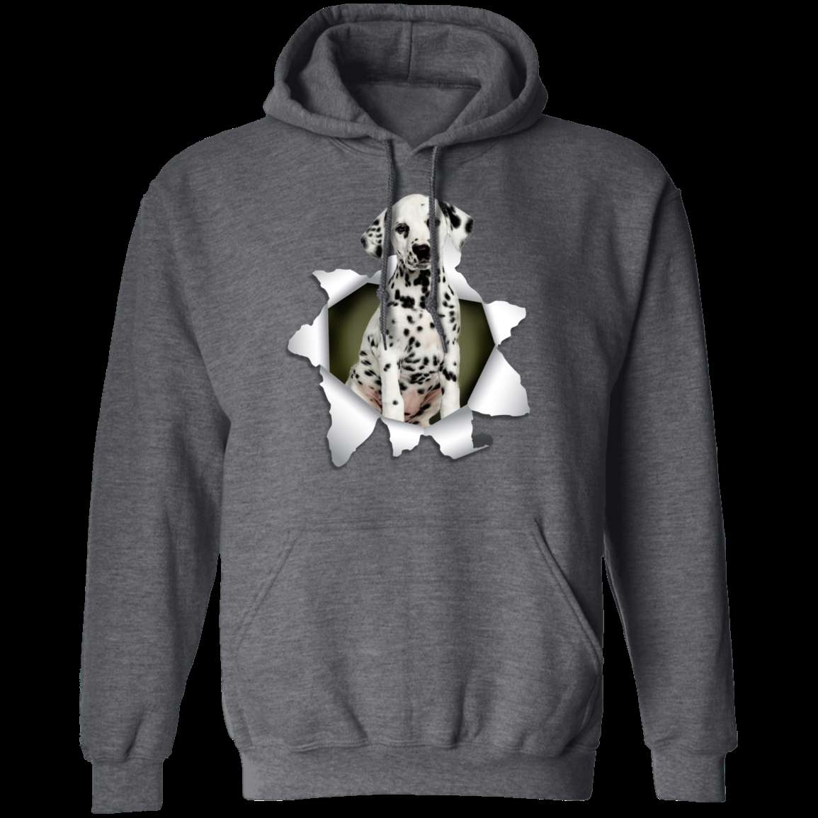 DALMATIAN 3D Pullover Hoodie - 8 oz Unisex Hoodie with Digital Print