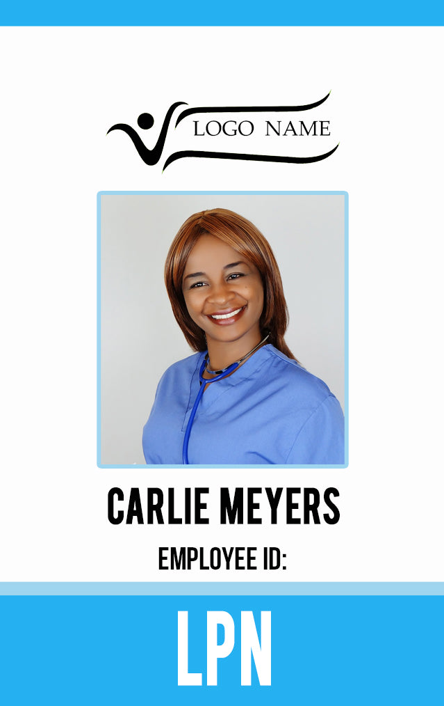 LPN Nurse Healthcare Staff ID Badge - Customizable & Durable