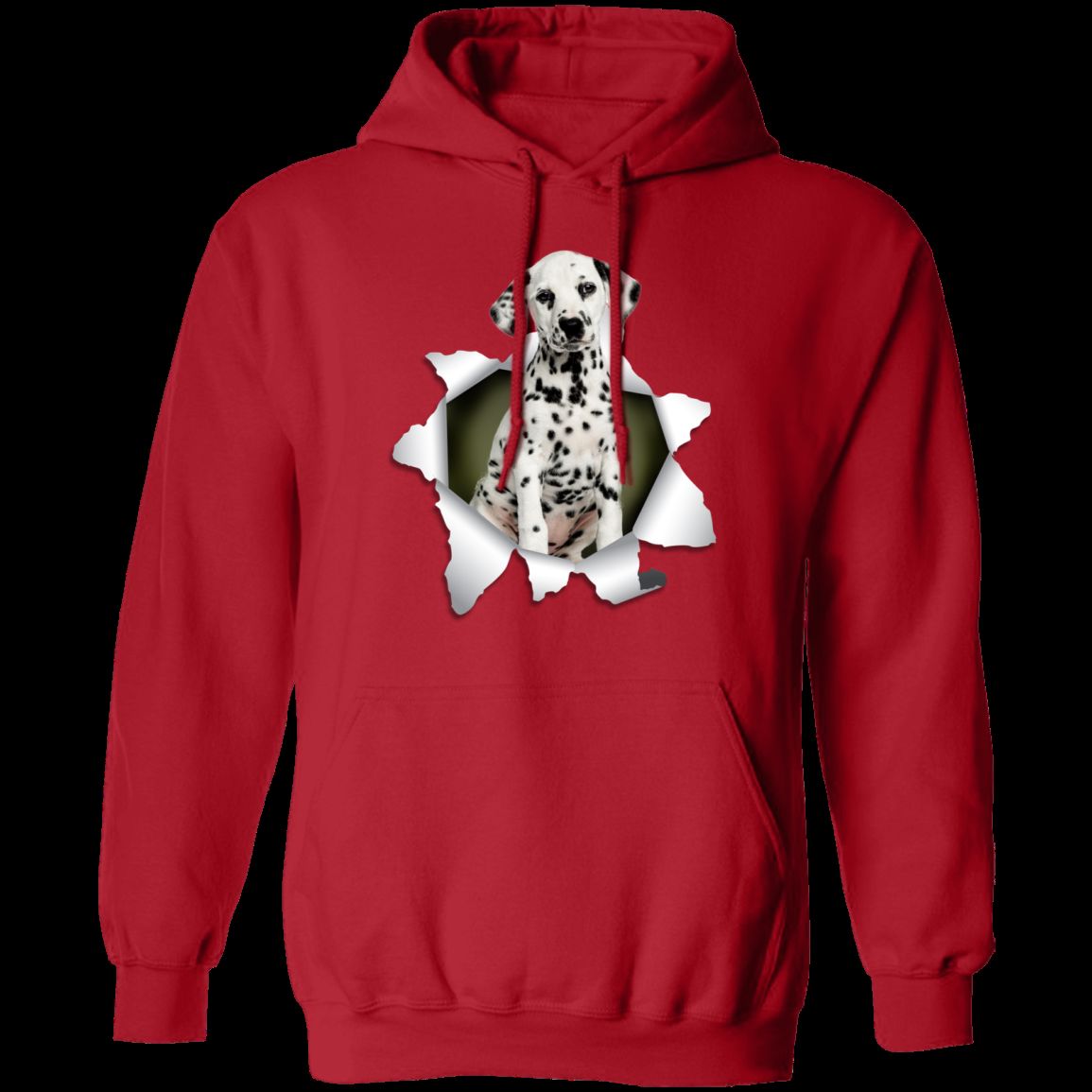 DALMATIAN 3D Pullover Hoodie - 8 oz Unisex Hoodie with Digital Print