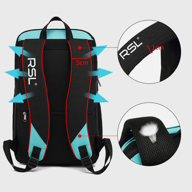 Multi-Functional Badminton Racket Backpack - Large Capacity Sports Bag