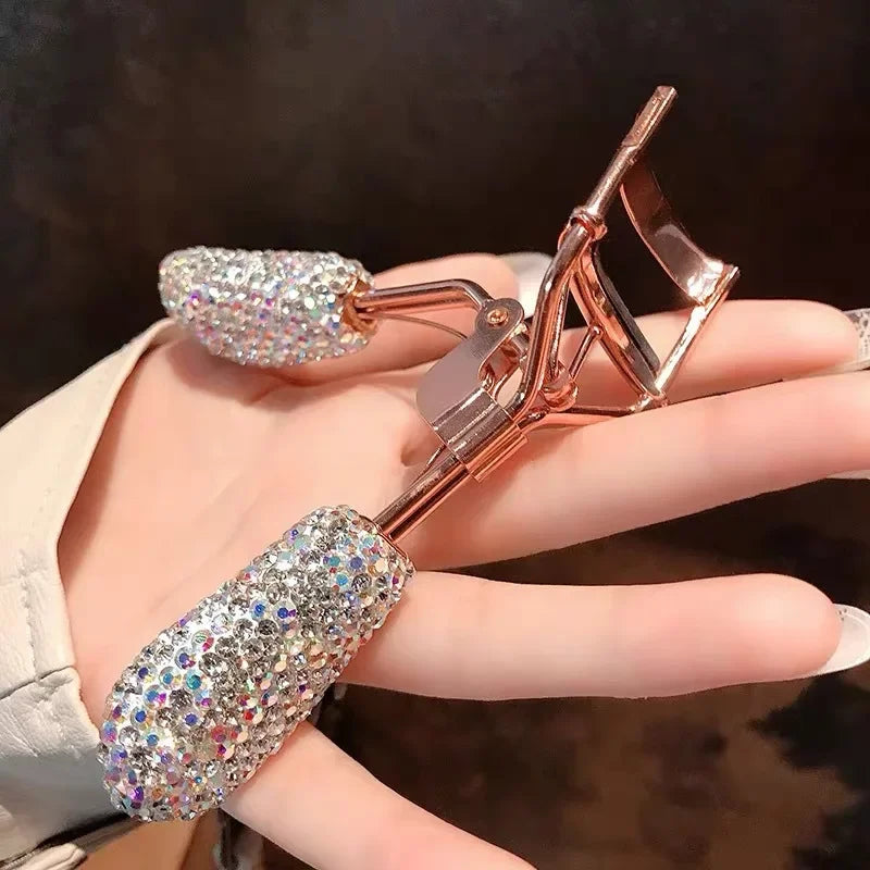 Anokhinaliza Diamond-encrusted Eyelash Curler with Sparkling Handle