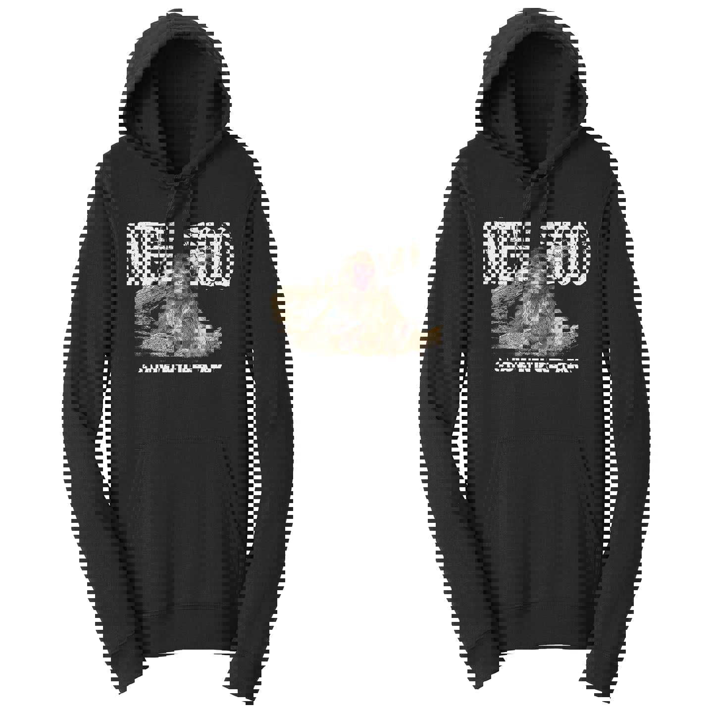 NEW Zoo Japanese Macaque Monkey Art - Adult Unisex Hoodie Sweatshirt