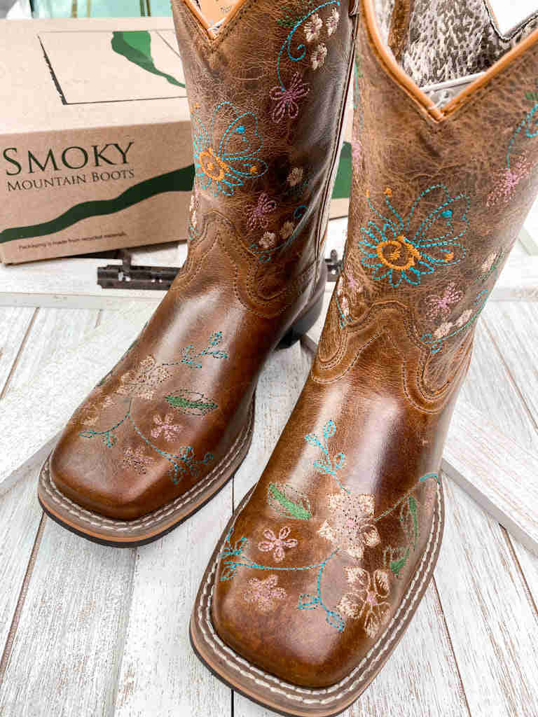 Kids Smoky Mountain - Floral Boots