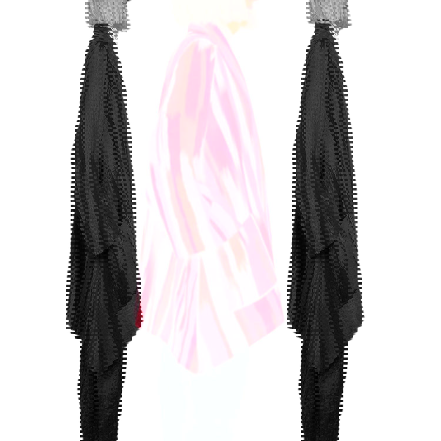 IKAT STRIPE A-LINE JACKET