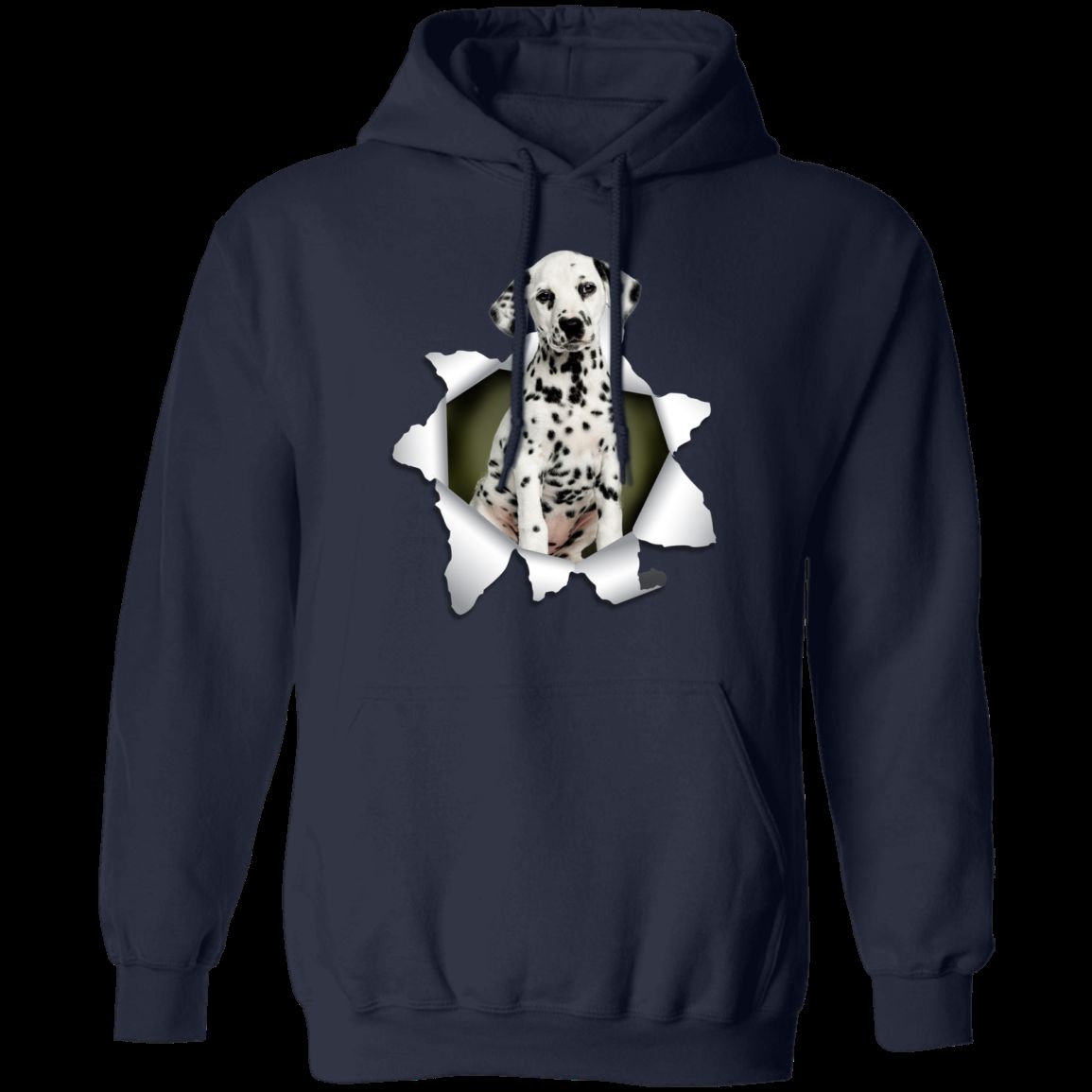DALMATIAN 3D Pullover Hoodie - 8 oz Unisex Hoodie with Digital Print