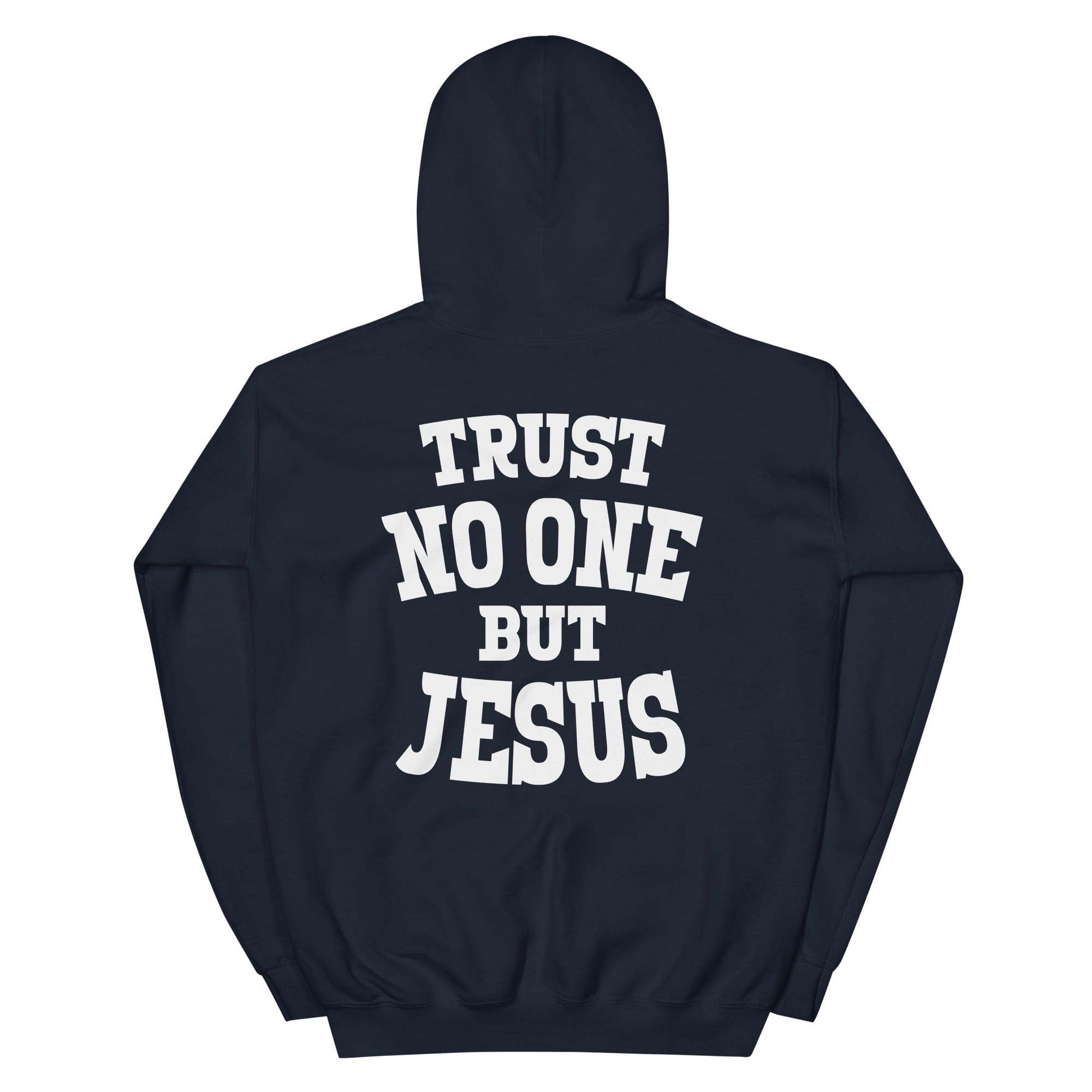 F&H Christian Cross Trust No One But Jesus Two Sided Women's Hoodie