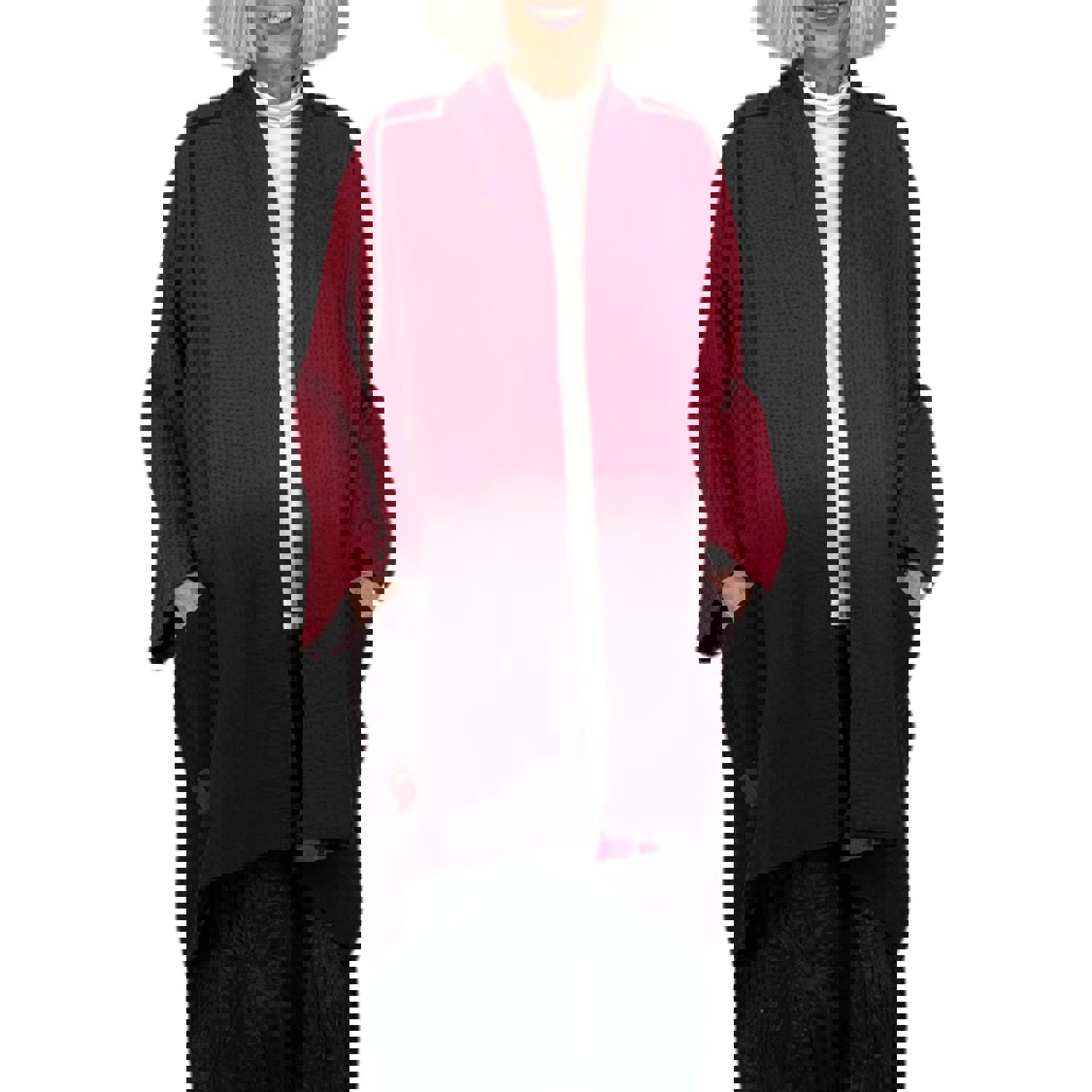 IKAT STRIPE A-LINE JACKET