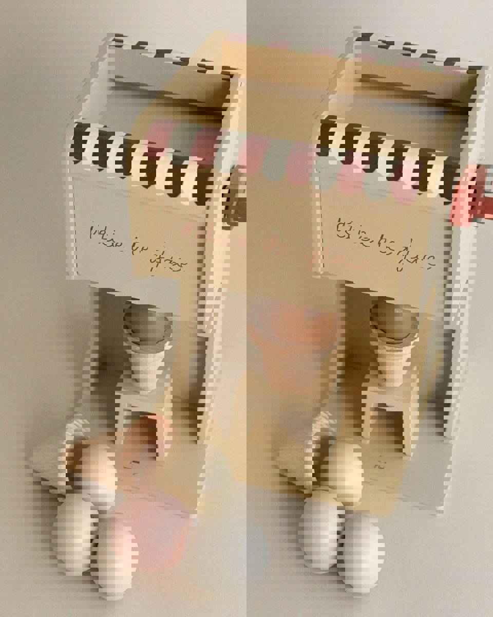 Wooden Toy Ice Cream Maker - Fun Pretend Play for Kids