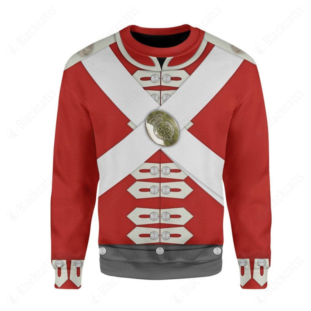 Historical British Army Redcoat Custom Apparel