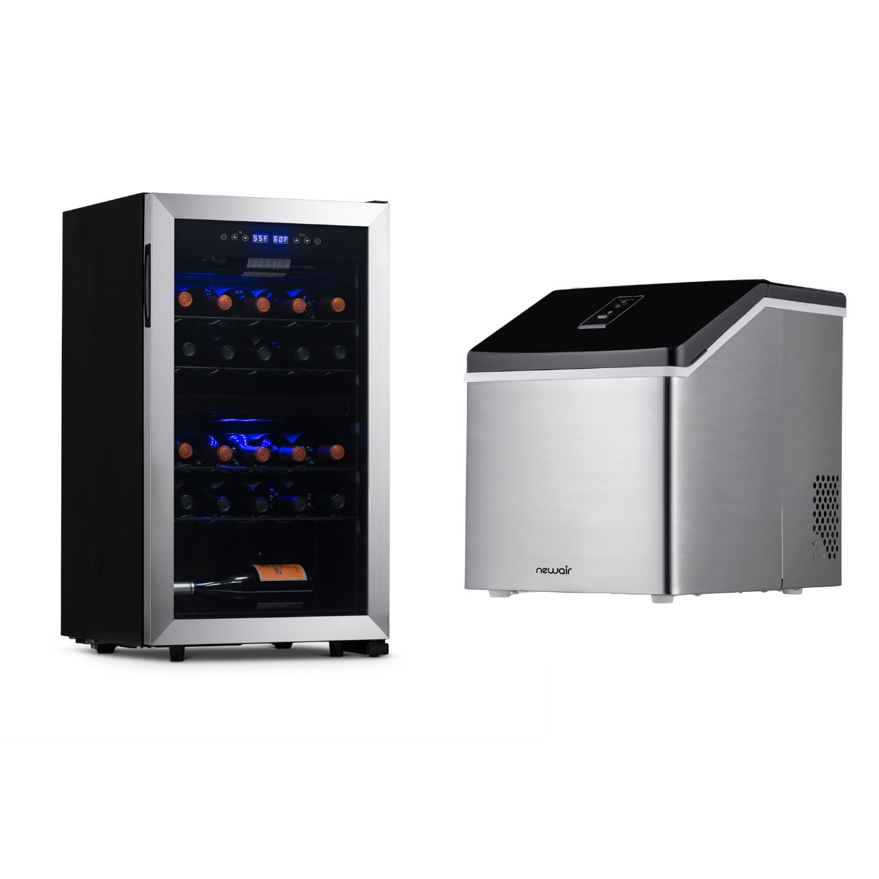 Date Night Wine Fridge & Ice Maker Bundle