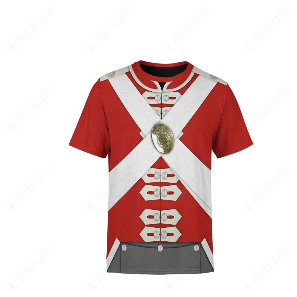 Historical British Army Redcoat Custom Apparel