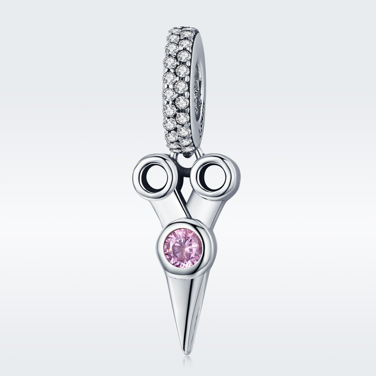 Sterling 925 Silver Scissors Pendant Charm for Pandora & European Bracelets