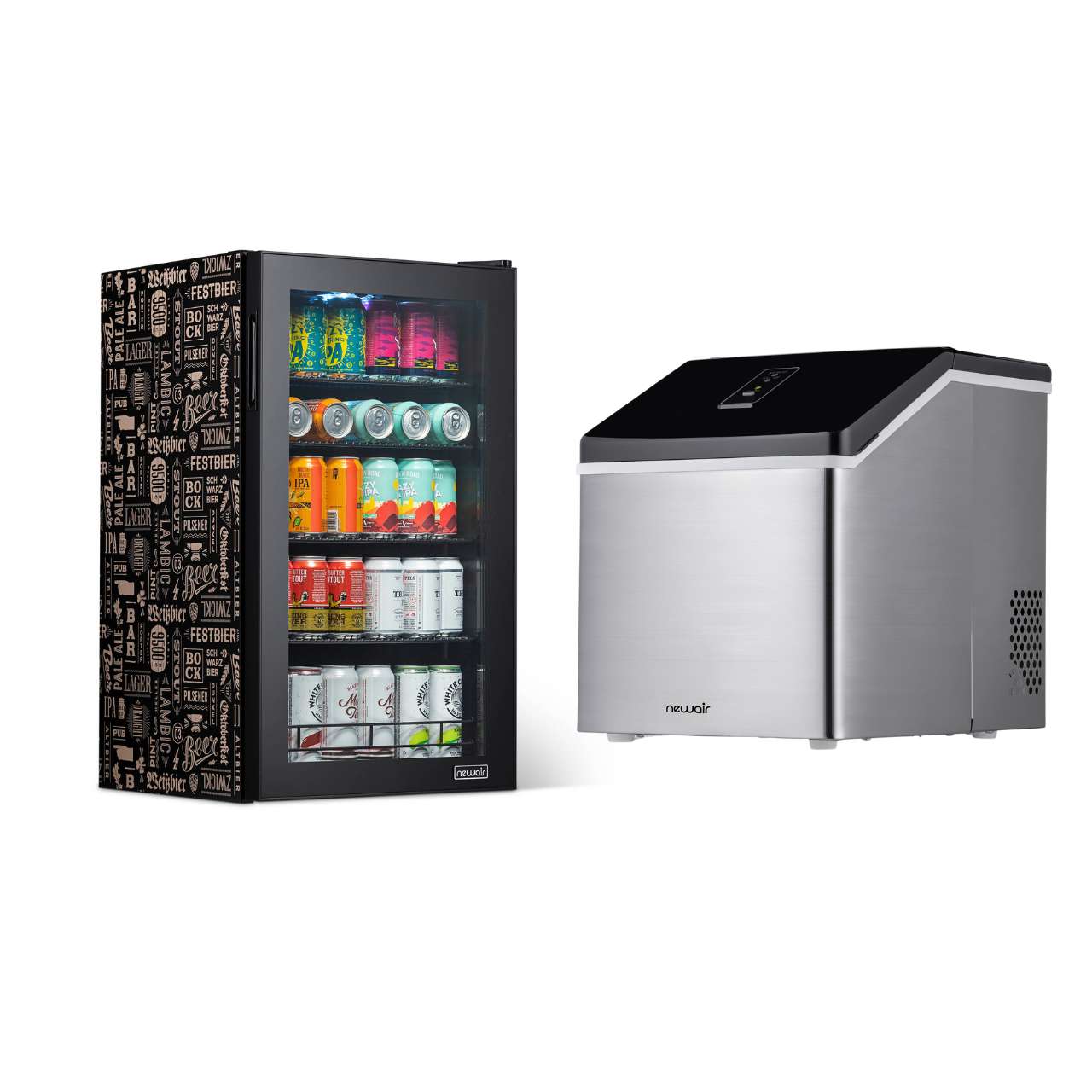 Date Night Wine Fridge & Ice Maker Bundle