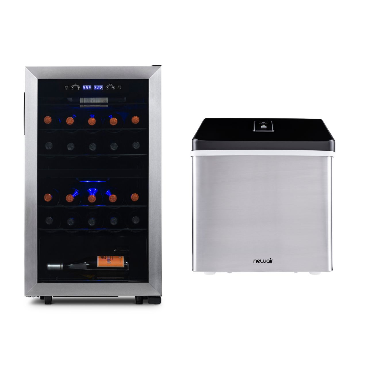 Date Night Wine Fridge & Ice Maker Bundle