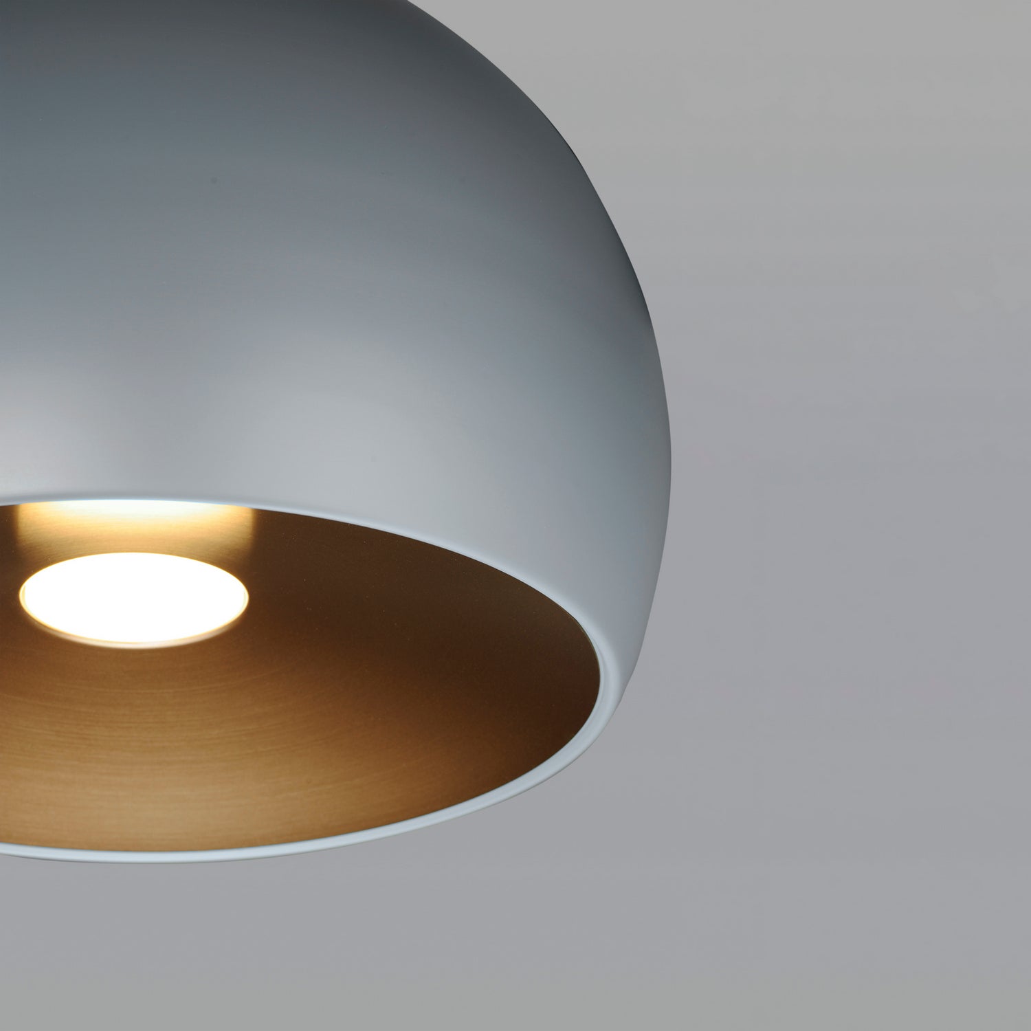 ET2 E24926-DGCOF Palla LED Pendant in Dark Grey / Coffee
