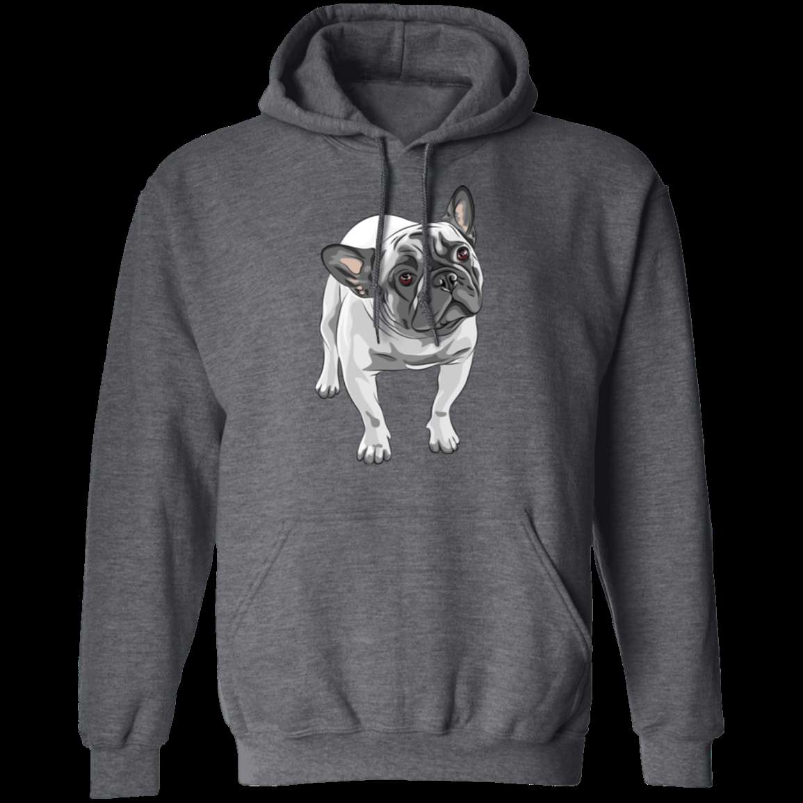 FUNNY ENGLISH BULLDOG LADIES Pullover Hoodie - 8 oz Unisex Hoodie with Digital Print