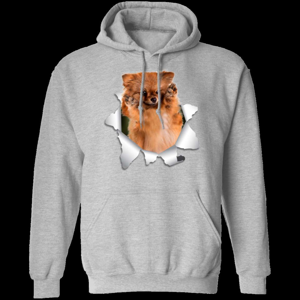 GERMAN SPITZ KLEIN 3D Pullover Hoodie - 8 oz Unisex Hoodie with Digital Print