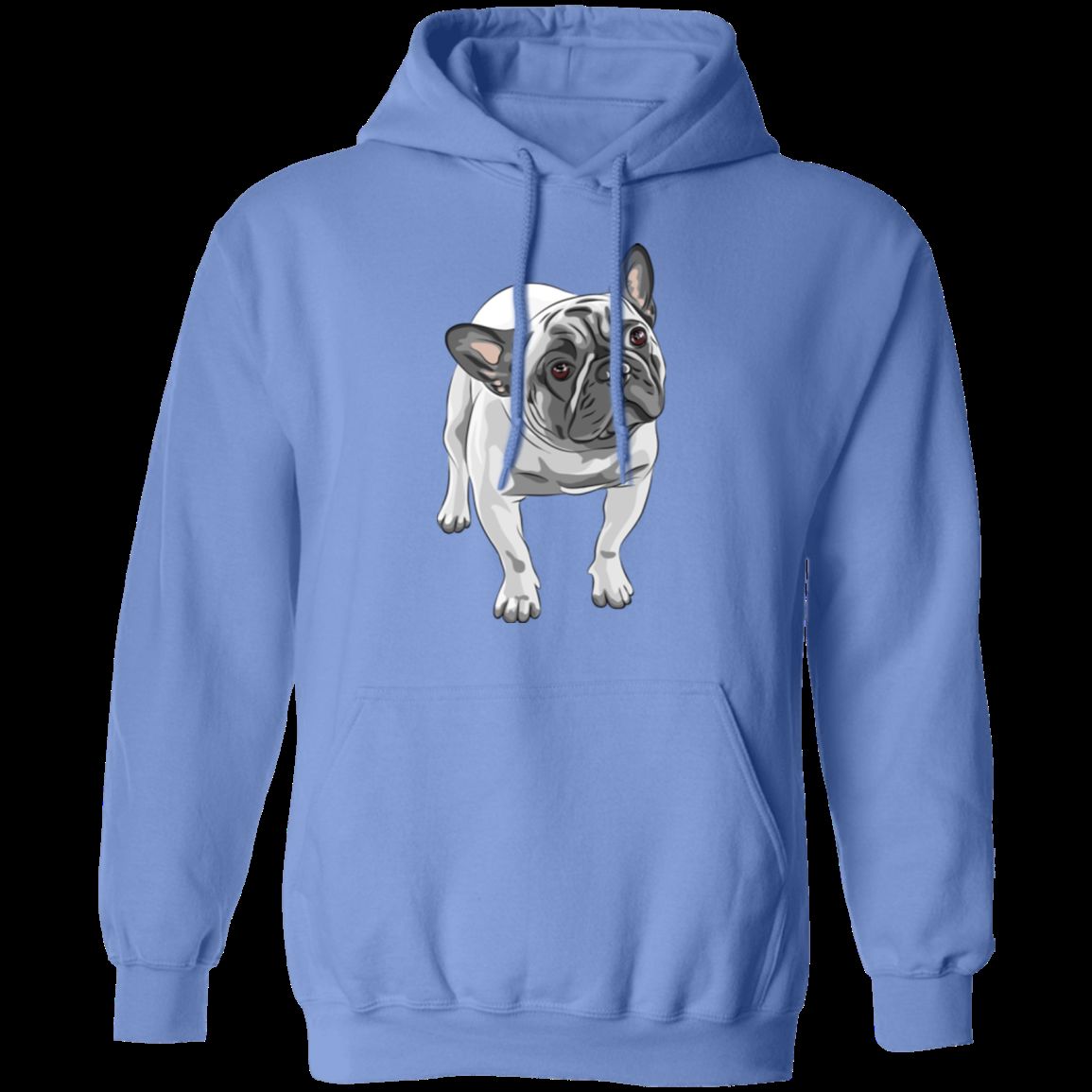 FUNNY ENGLISH BULLDOG LADIES Pullover Hoodie - 8 oz Unisex Hoodie with Digital Print