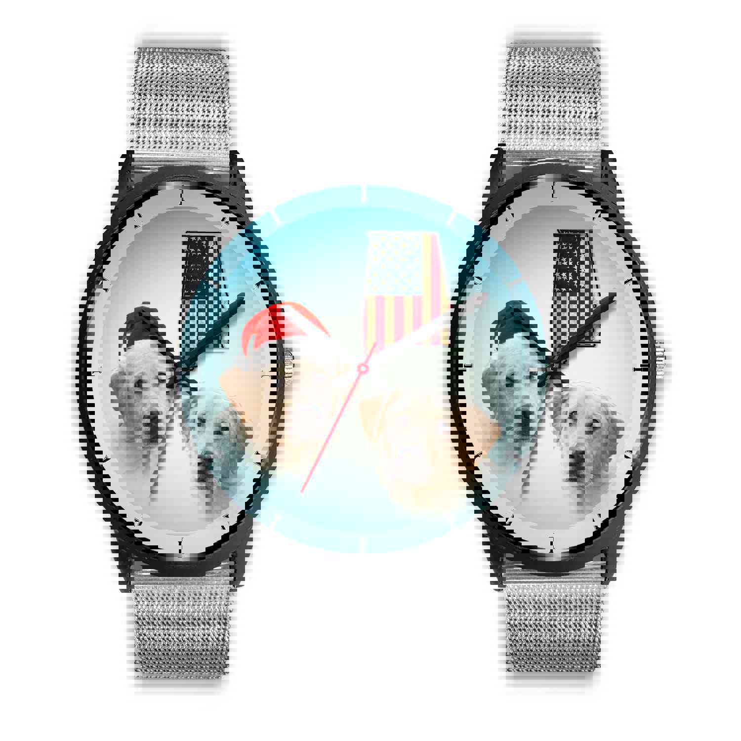 Labrador Retriever Alabama Christmas Special Wrist Watch