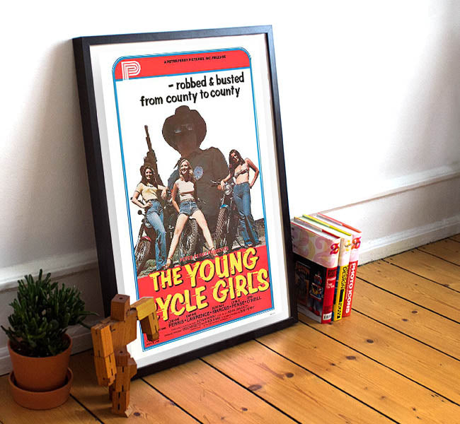 Young Cycle Girls - 11 x 17 Movie Poster (Reprint, 1977)