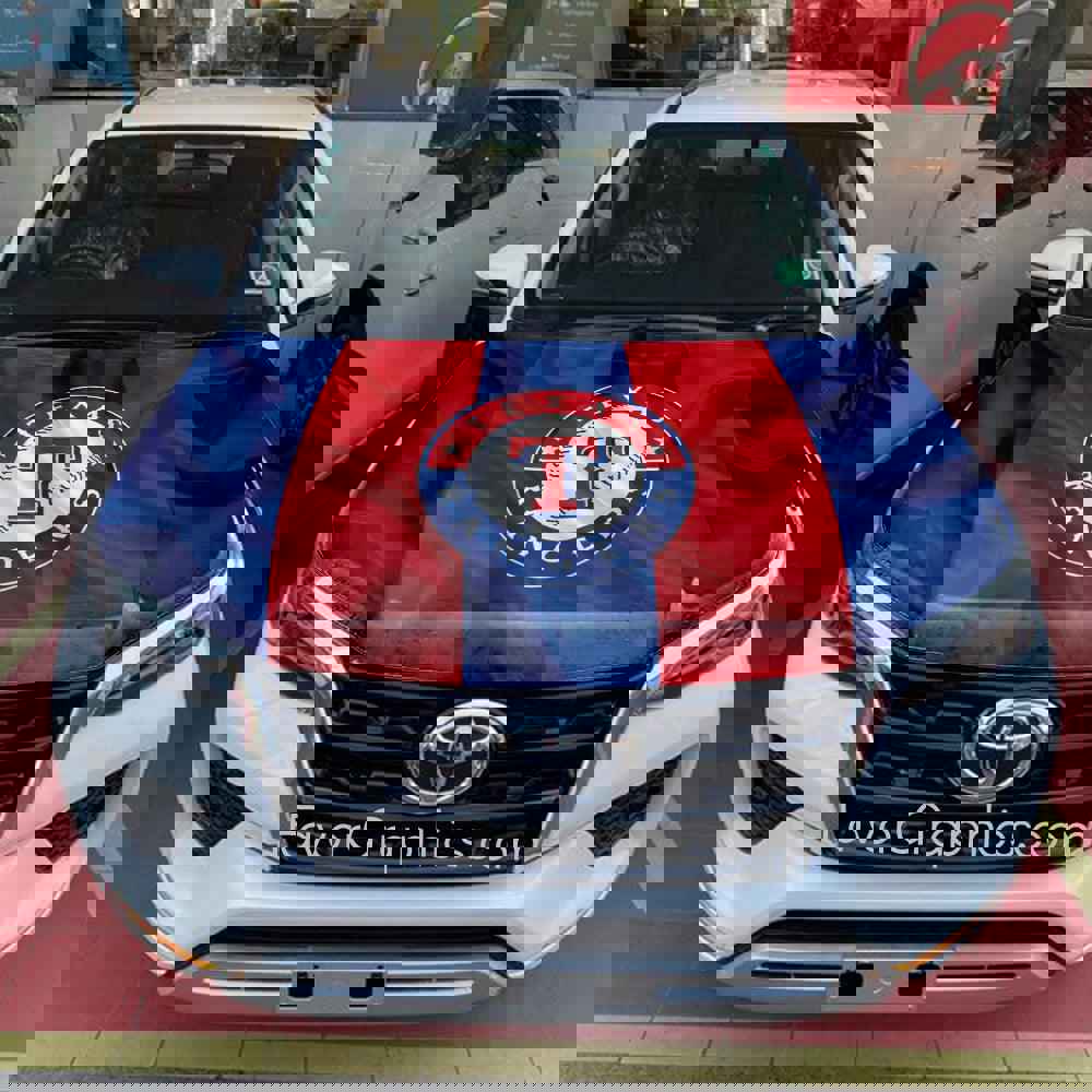 Texas Rangers Itasha Car Vinyl Hood Wrap Decal Sticker