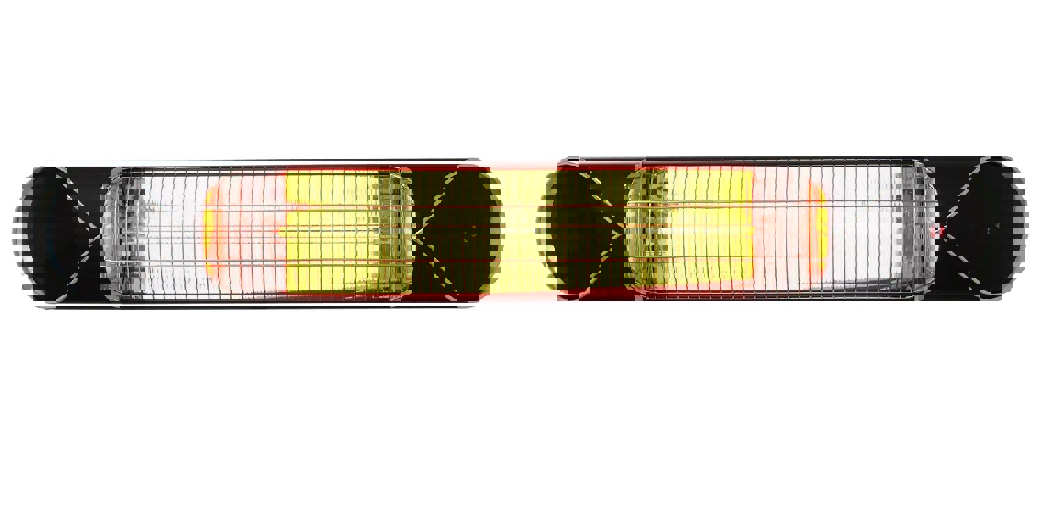 Briza Patio Heater - Large Infrared Heater for Indoor and Outdoor Use, 1500W, Ceiling/Wall Mount