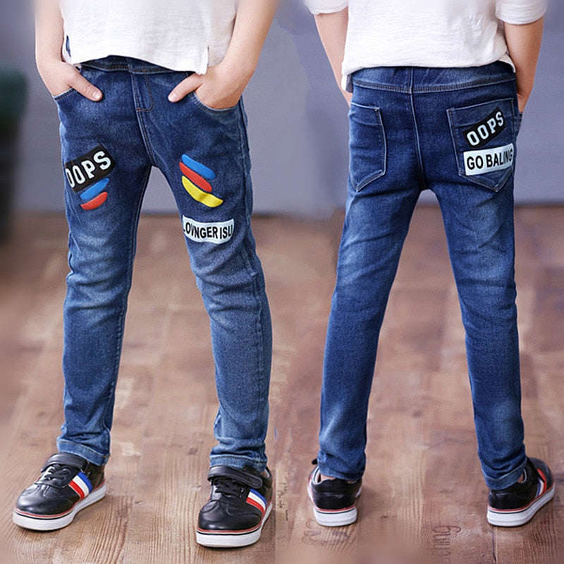 IENENS Kids Boys Jeans - Classic Denim Pants for Children (5-13 Years)