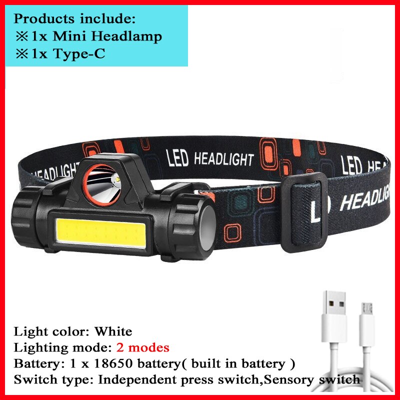 F2 Portable Rechargeable LED Lamp for Camping, Fishing, and Outdoor Activities