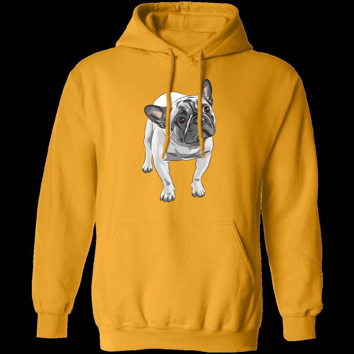 FUNNY ENGLISH BULLDOG LADIES Pullover Hoodie - 8 oz Unisex Hoodie with Digital Print
