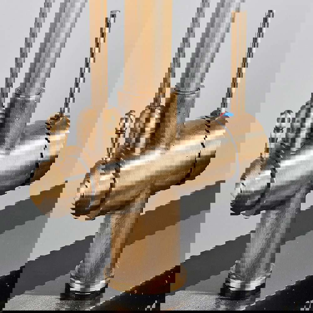 MIRODEMI® Antique Gold Touch Sensor Kitchen Faucet Mixer Tap with Swivel