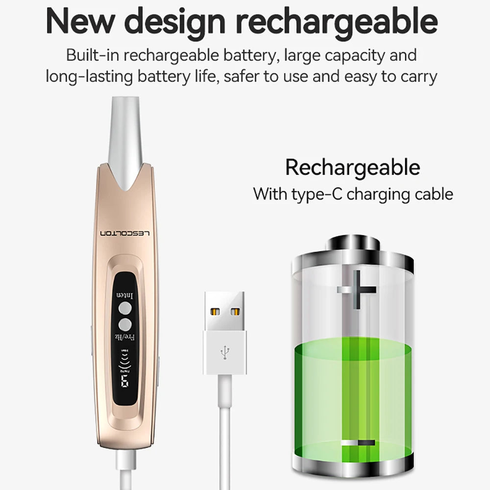 LESCOLTON LS-831/LS-830 Facial Skin Care Tools for Moles, Tattoos, Blackheads, and Skin Tags Removal