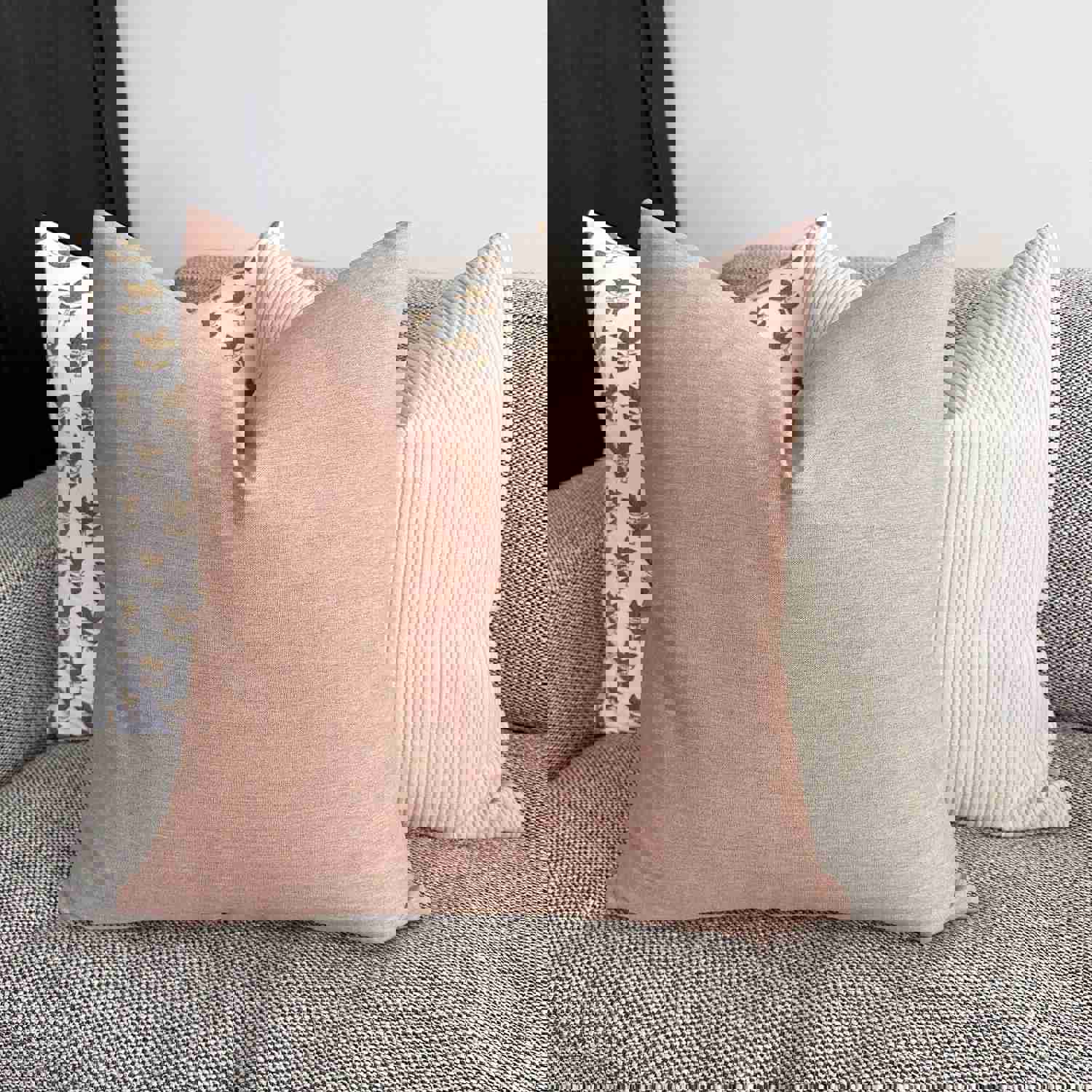 Seashell Pink Indoor/Outdoor Pillow Cover
